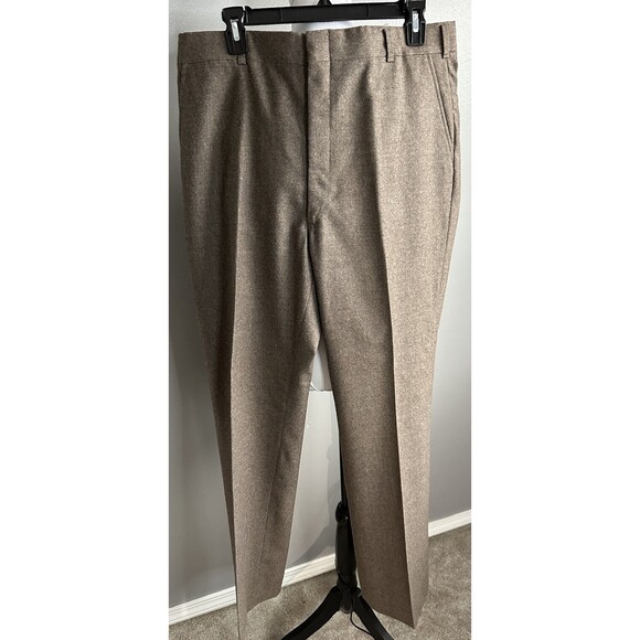 Nino Cerruti Vintage Brown Wool 3 Piece Men’s Suit Blazer Vest Pants No Sz Tag - Picture 5 of 9